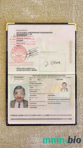 Madagaskar zdjęcie do paszportu pliki PSD, skan i fotografowany obraz